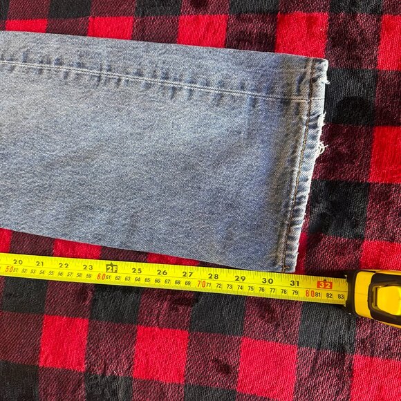 Levi's Jeans Mens 29x31 Blue 501 Distressed Grunge Punk Ripped Knee Denim Pants - Picture 5 of 8